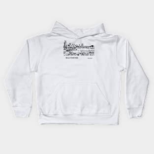 Baltimore - Maryland Kids Hoodie